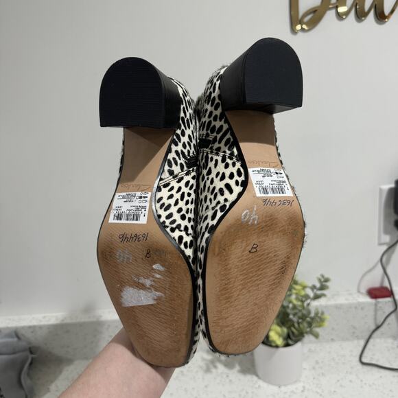 Clark’s Calf Hair Spotted Ankle Booties Size 8 - Picture 2 of 4